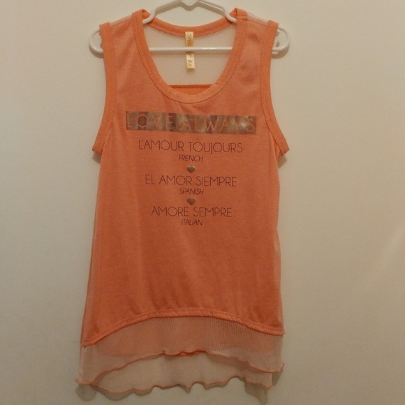 Runway Girl Graphic Print Top, Coral, 10 - Picture 1 of 6